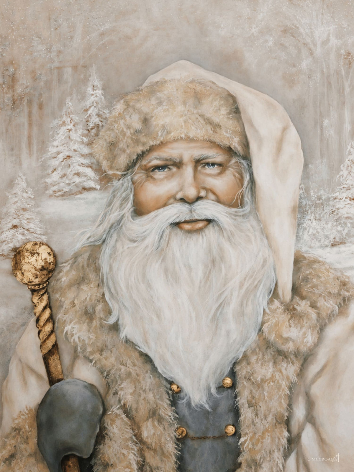 THE WINTER KEEPER-IVORY 30x40