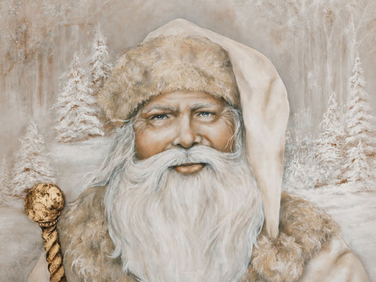 THE WINTER KEEPER-IVORY 30x40 Close Crop