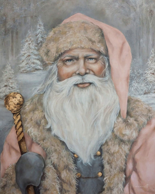 THE WINTER KEEPER-PINK 16X20