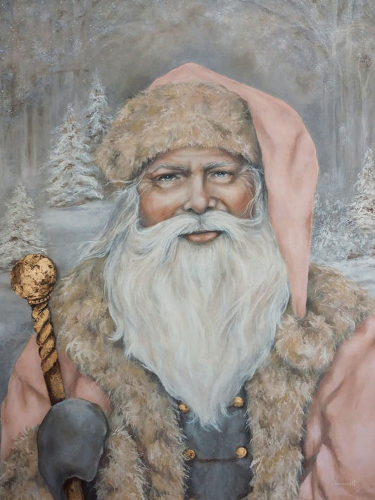 THE WINTER KEEPER-PINK 30X40